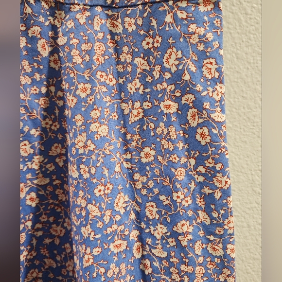 Madewell Blue Floral Dress - Picture 2 of 6